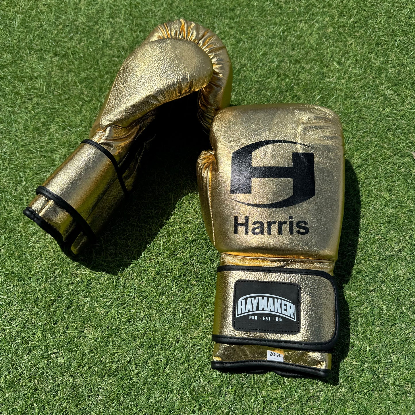 METALLIC GOLD | BOXING GLOVES & SPARRING SET | 100% LEATHER