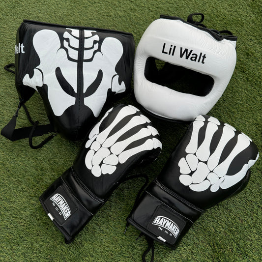 SKELETON | BOXING SPARRING SET | 100% LEATHER