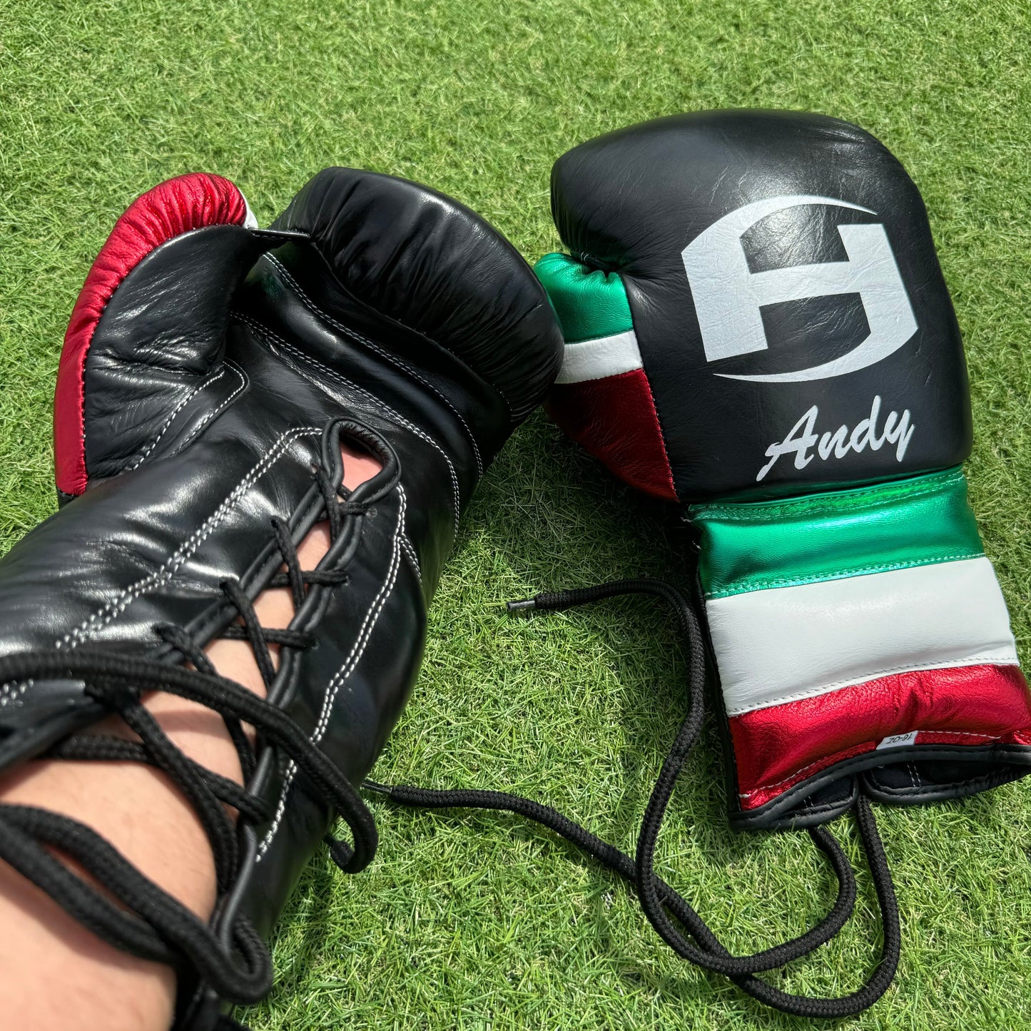 BLACK MEXICAN STYLE | BOXING GLOVES 100% LEATHER