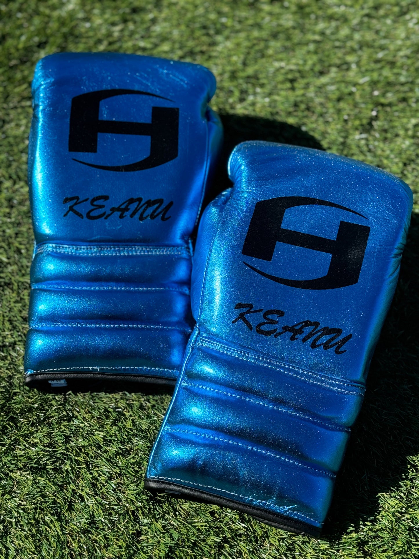 METALLIC TEAL | PRO ELITE GLOVES 100% LEATHER