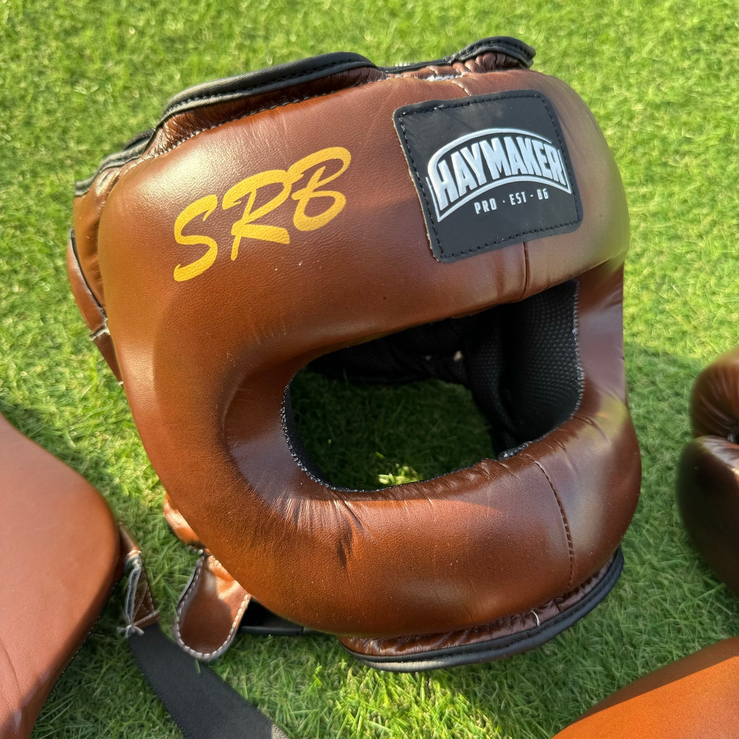 VINTAGE BROWN | SPARRING SET | 100% LEATHER