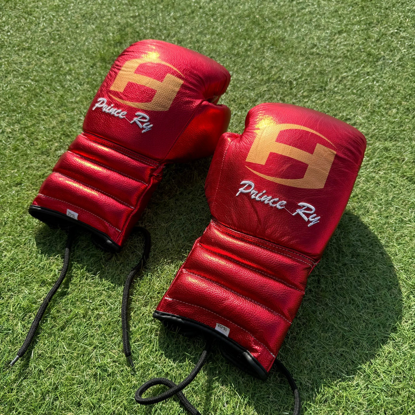 METALLIC RED | BOXING GLOVES & SPARRING SET | 100% LEATHER