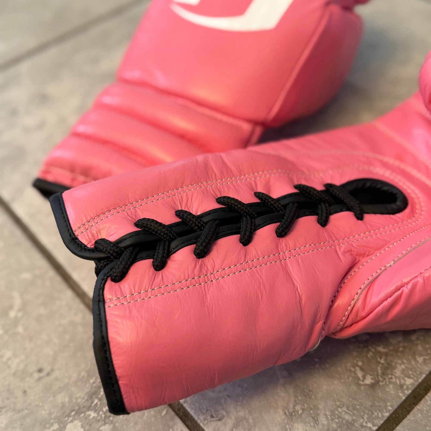SOLID PINK | PRO ELITE GLOVES 100% LEATHER