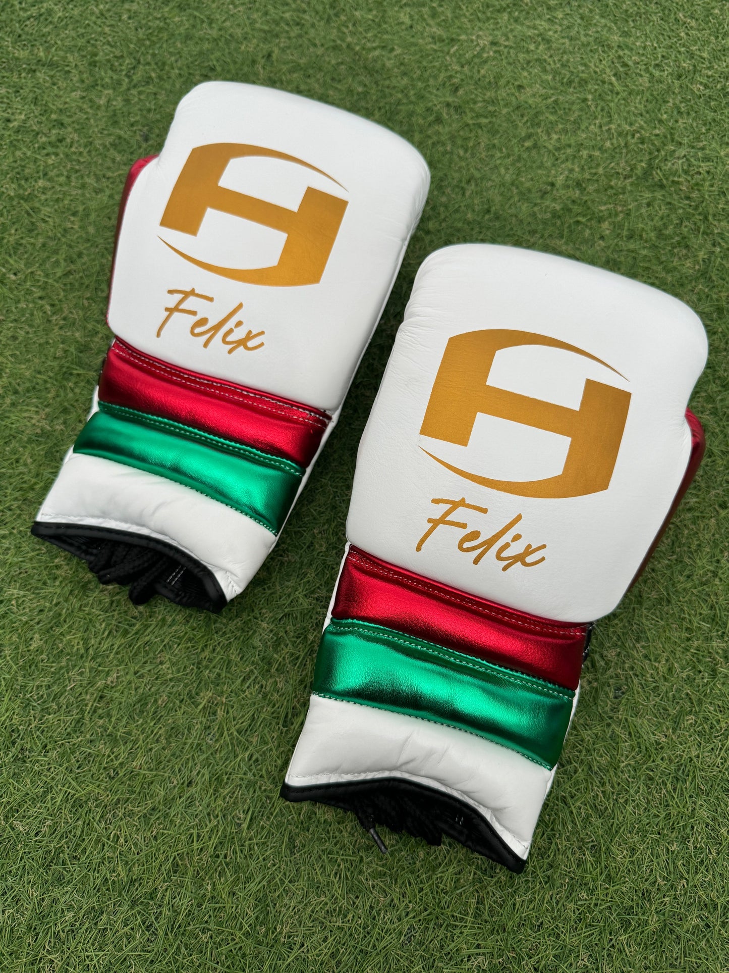 METALLIC MEXICO | BOXING GLOVES & SPARRING SET | 100% LEATHER