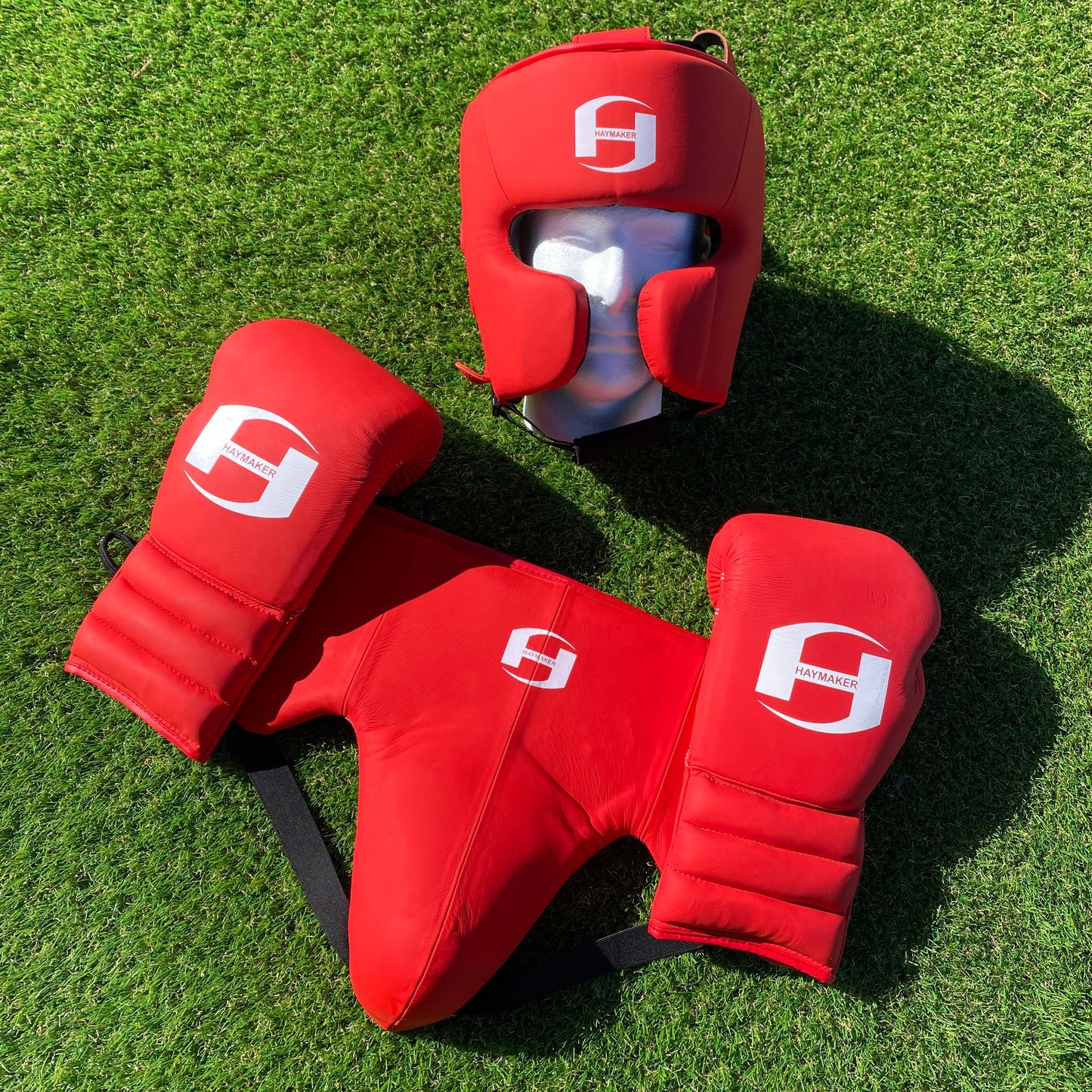 MATTE RED | BOXING GLOVES & SPARRING SET 100% LEATHER