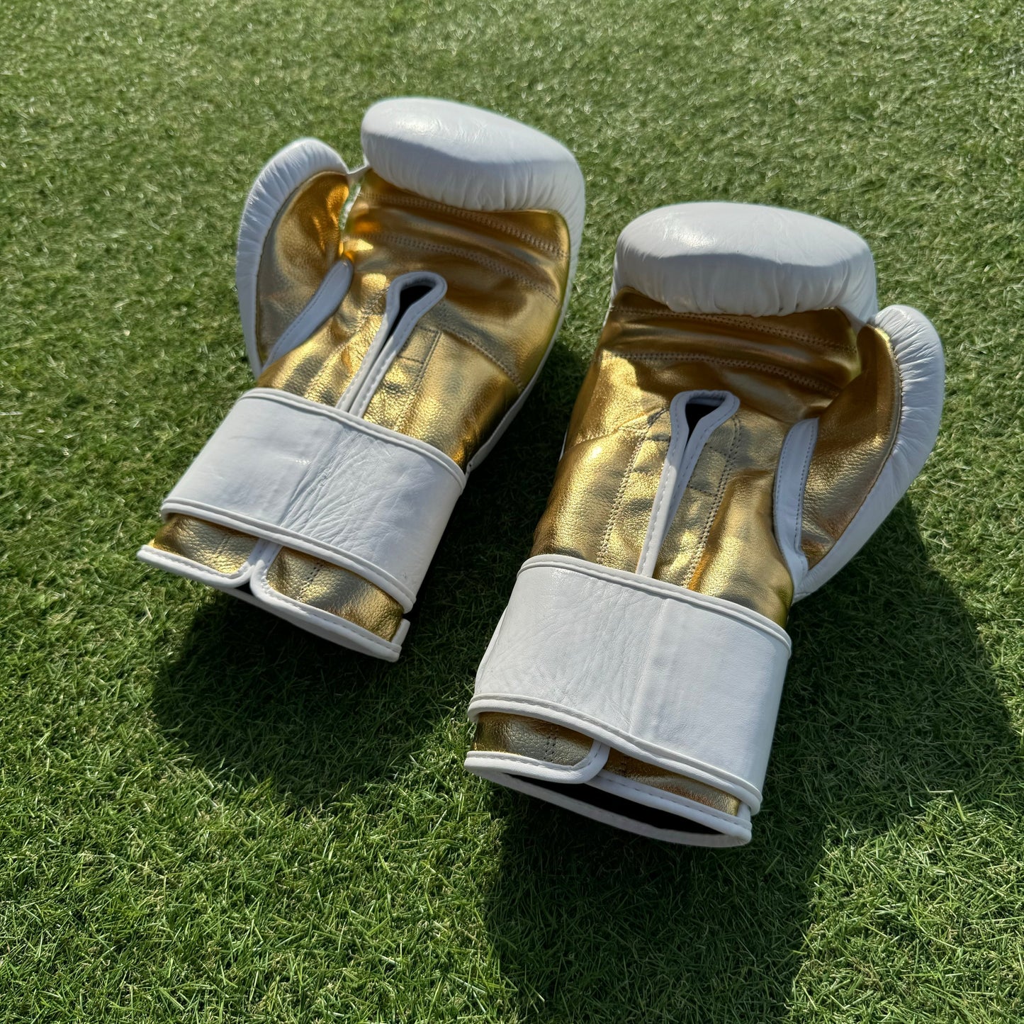 WHITE GOLD | PRO ELITE | PRO ELITE GLOVES 100% LEATHER