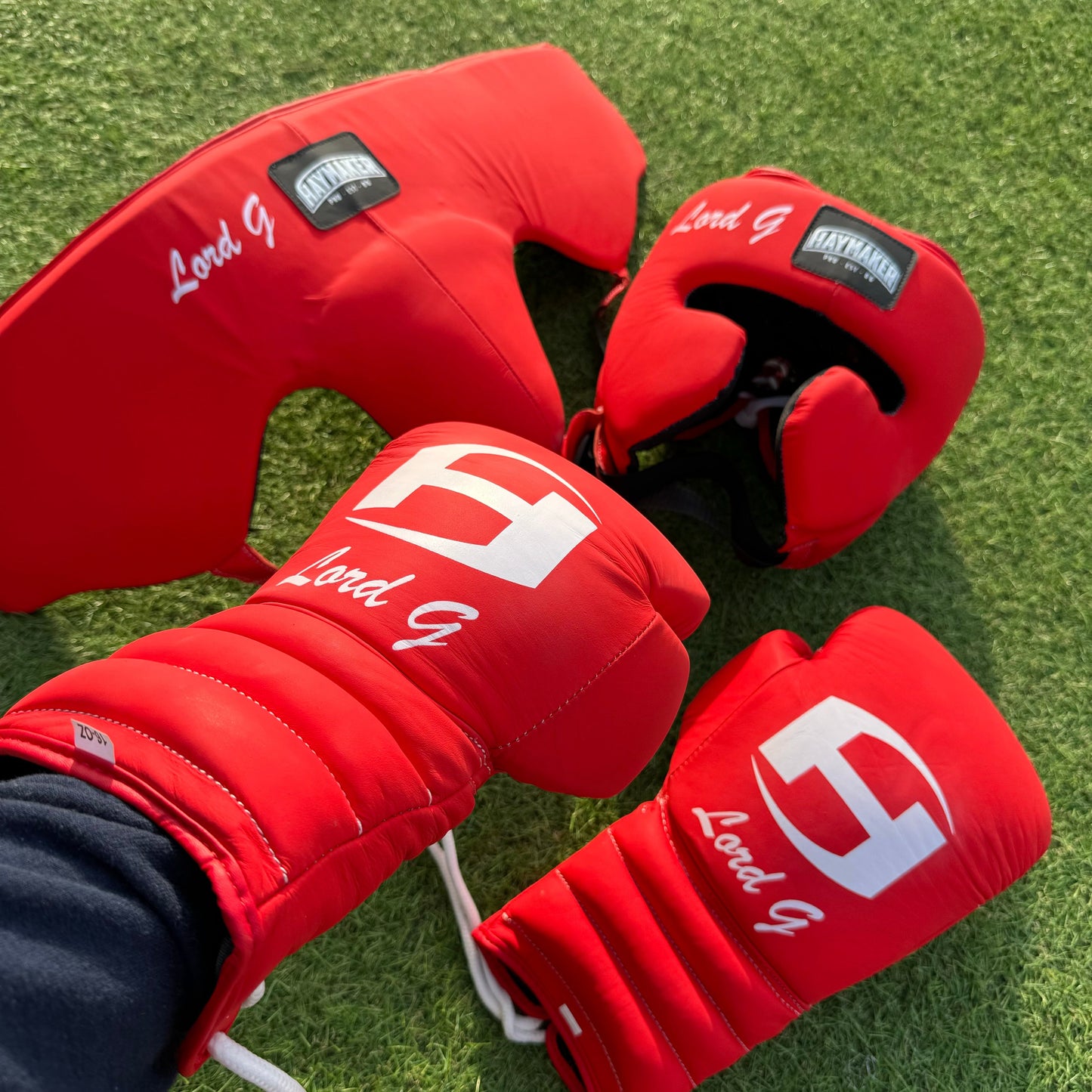 MATTE RED | BOXING GLOVES & SPARRING SET | 100% LEATHER