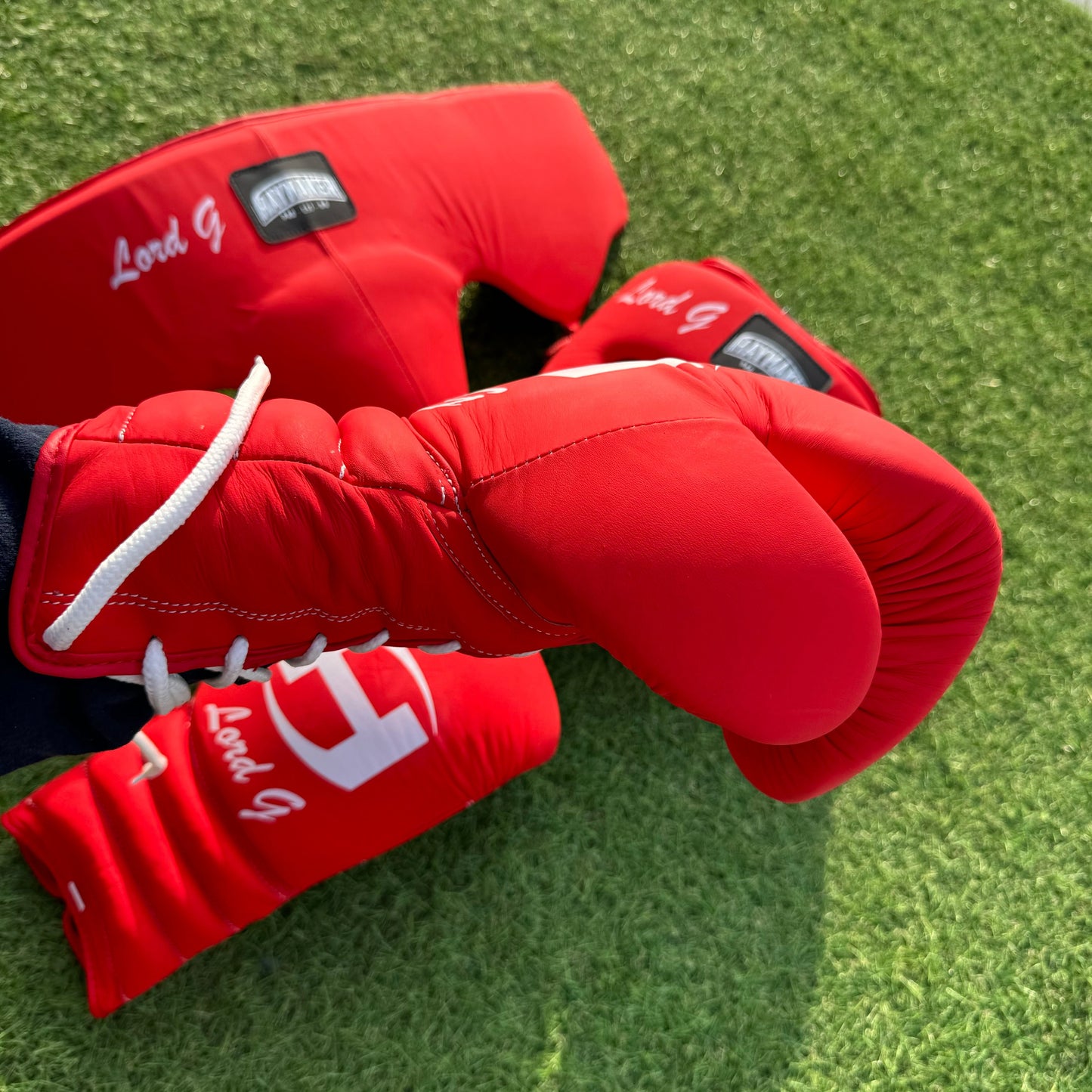 MATTE RED | BOXING GLOVES & SPARRING SET | 100% LEATHER