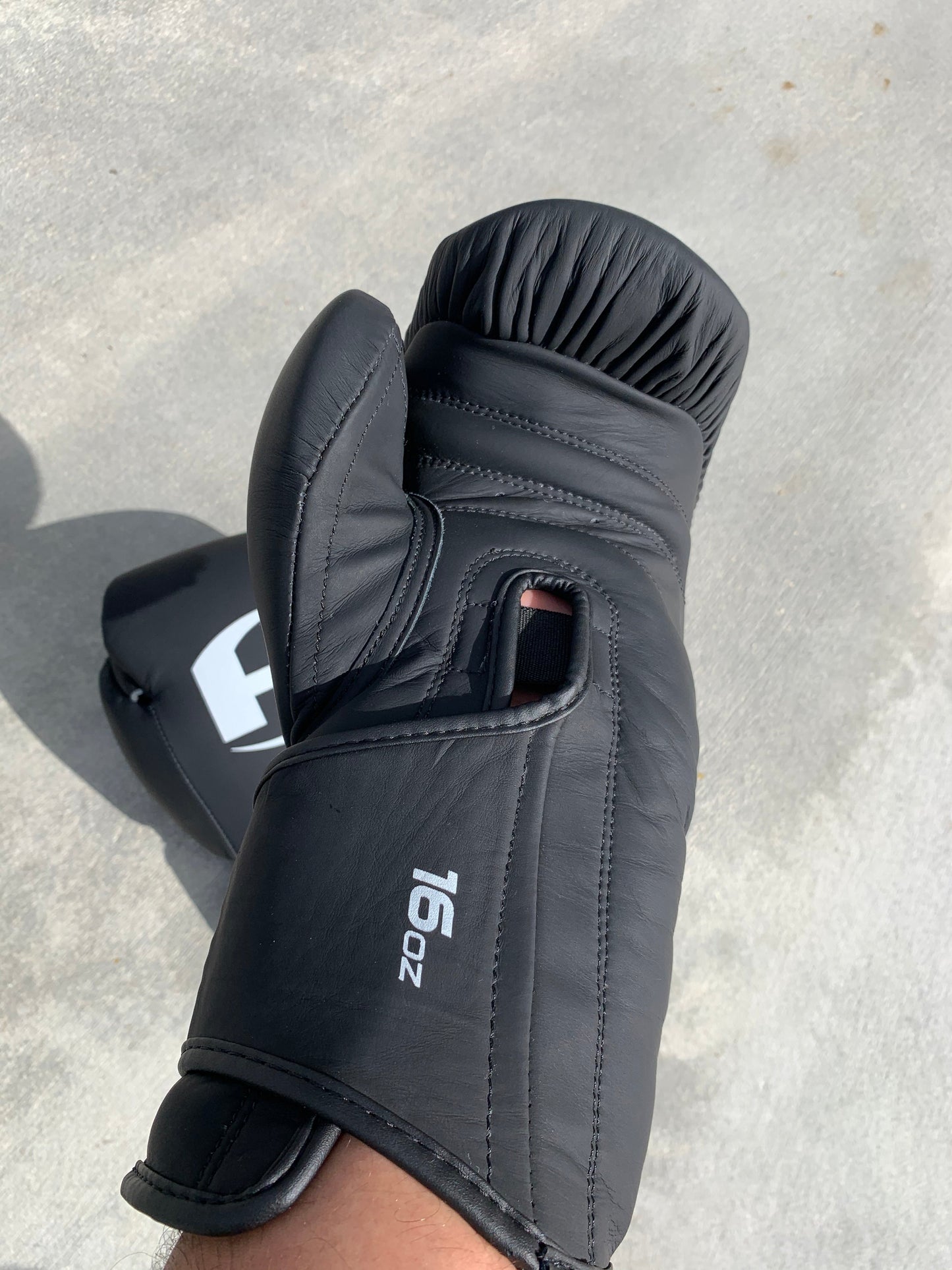 MATTE BLACK | PRO ELITE GLOVES 100% LEATHER