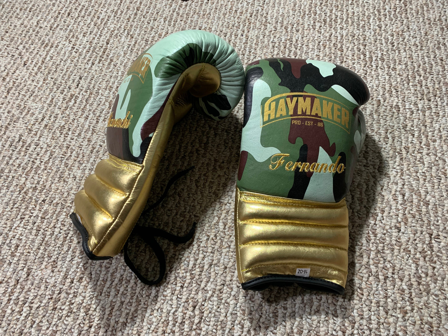 CAMO PRINT | PRO ELITE GLOVES 100% LEATHER