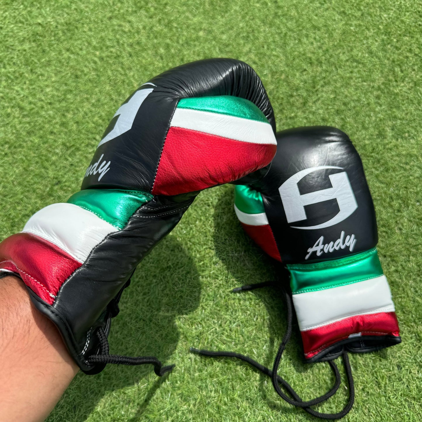 BLACK MEXICAN STYLE | BOXING GLOVES 100% LEATHER