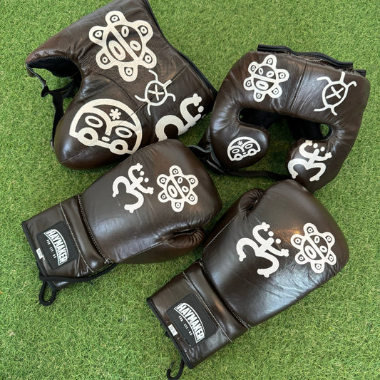 PUERTO RICAN CUTLURE | BOXING SPARRING SET | 100% LEATHER