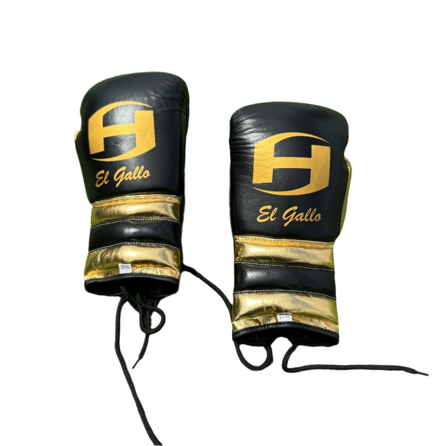 BLACK & GOLD | PRO ELITE GLOVES 100% LEATHER