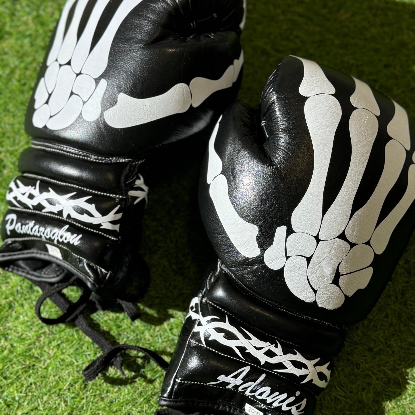 SKELETON HANDS | PRO ELITE GLOVES 100% LEATHER