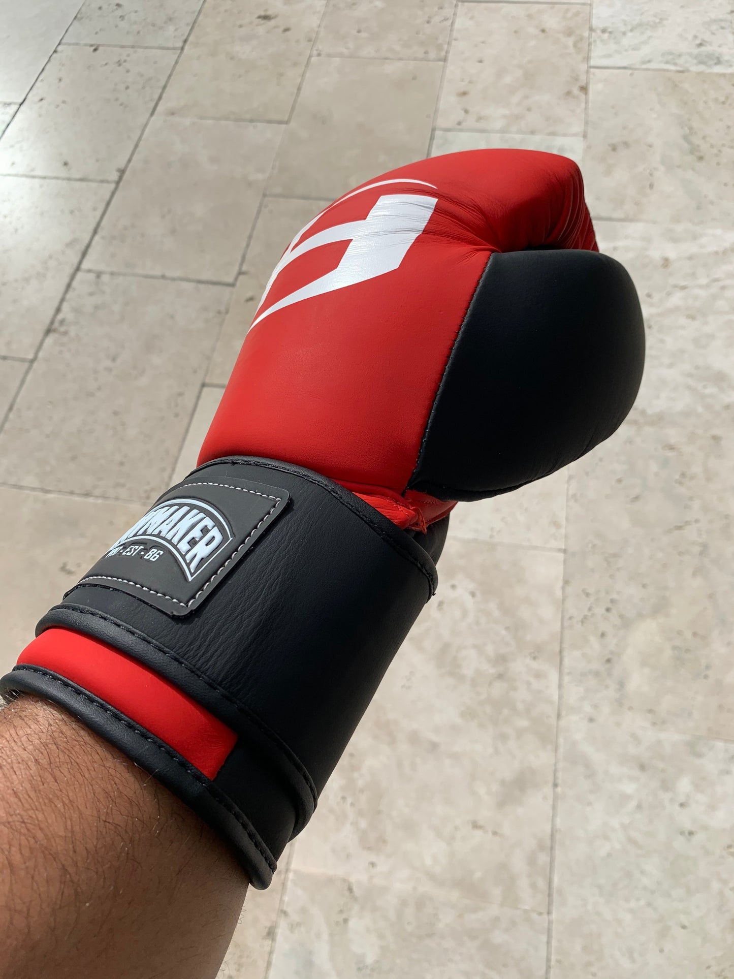 MATTE RED | PRO ELITE GLOVES 100% LEATHER