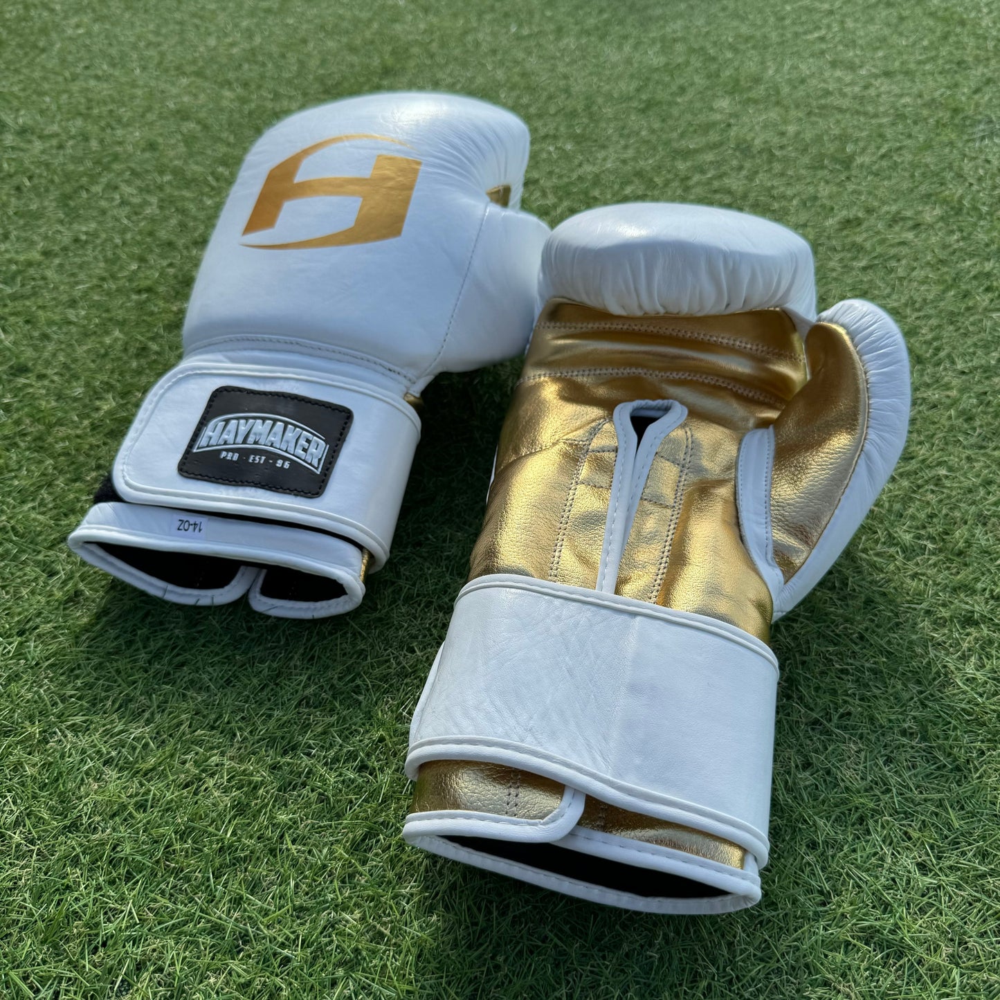 WHITE GOLD | PRO ELITE | PRO ELITE GLOVES 100% LEATHER