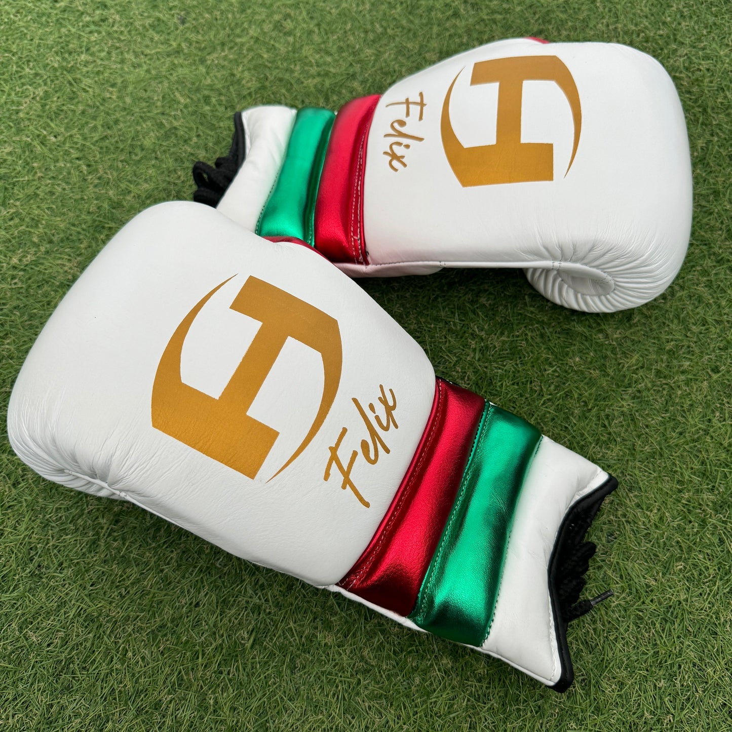 METALLIC MEXICO | BOXING GLOVES & SPARRING SET | 100% LEATHER