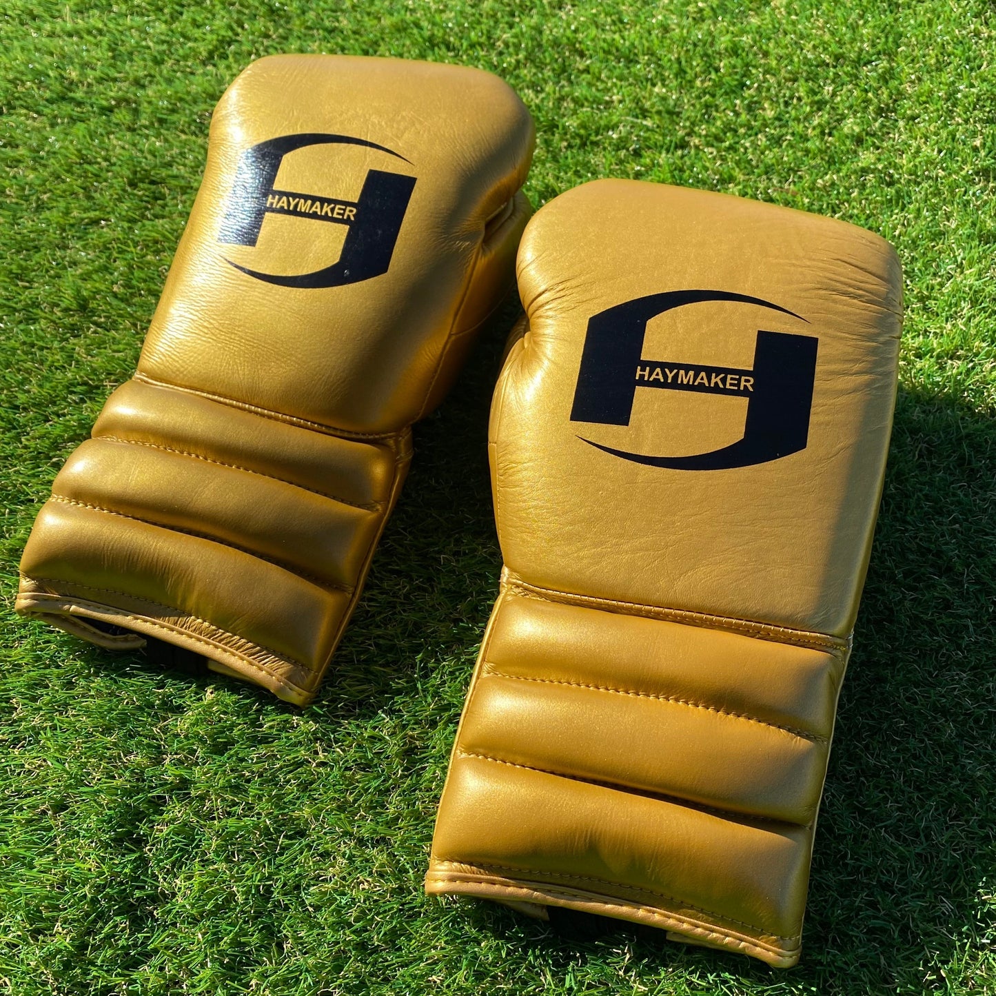 SEMI METALLIC GOLD | PRO ELITE GLOVES 100% LEATHER