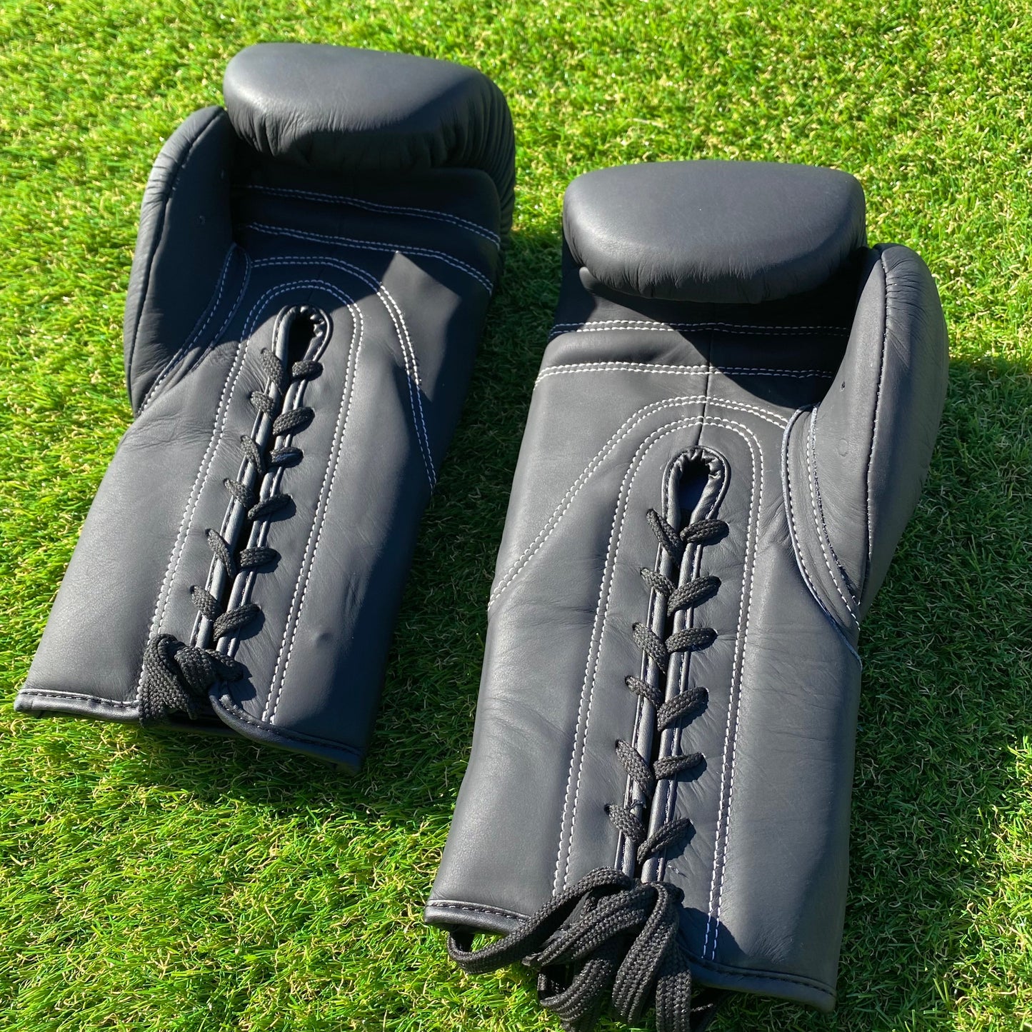 MATTE BLACK | PRO ELITE GLOVES 100% LEATHER