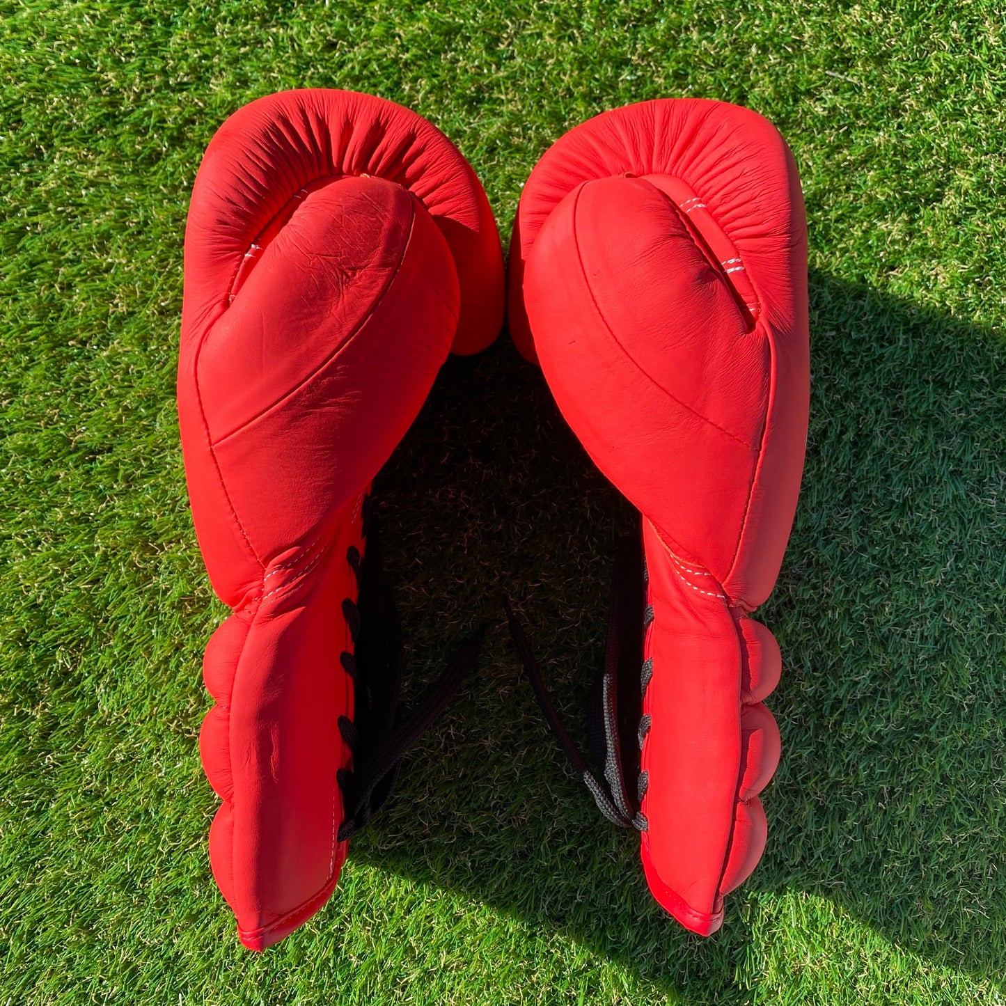 MATTE RED | PRO ELITE GLOVES 100% LEATHER